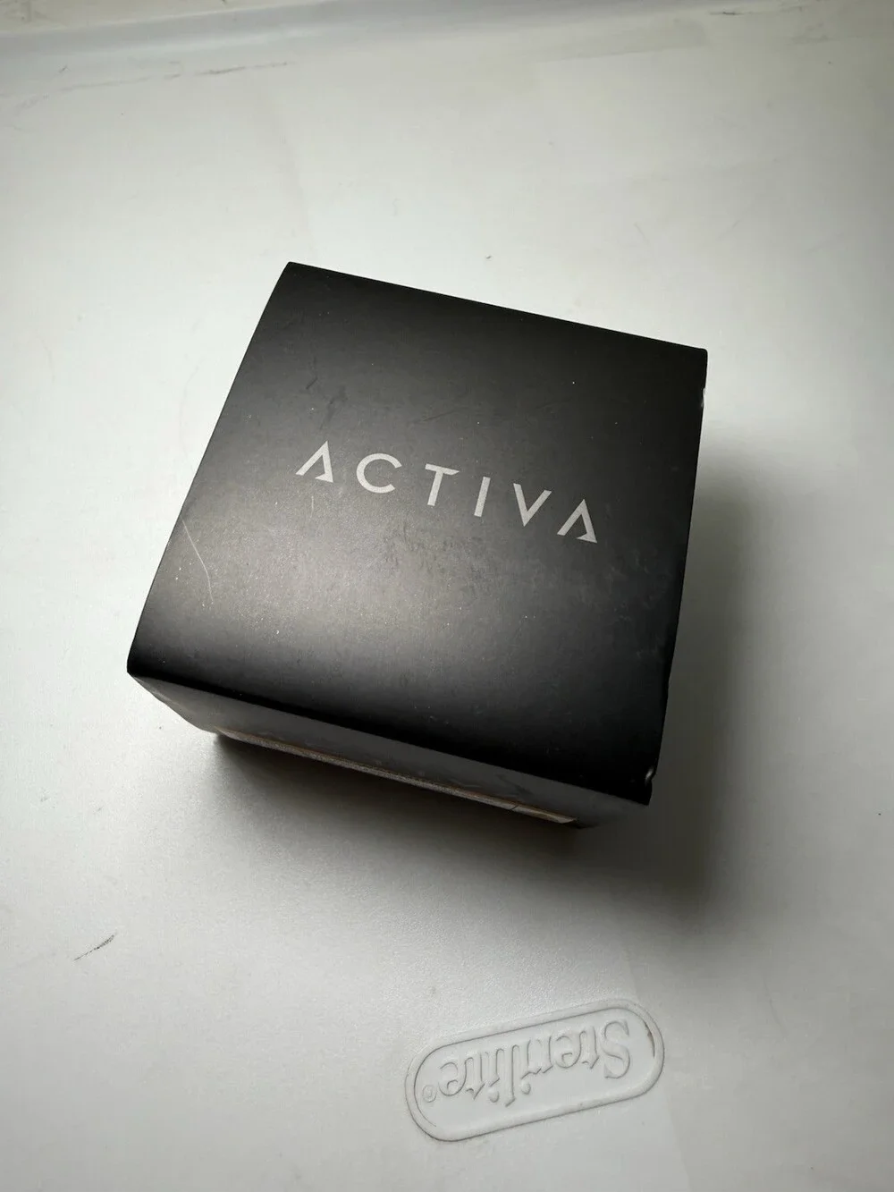 ACTIVA Digital Sport Watch Chronograph Backlight 3 BAR White Resin Strap Box